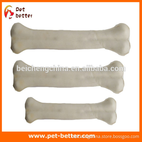 made in China dog chews white bleached pressed bone